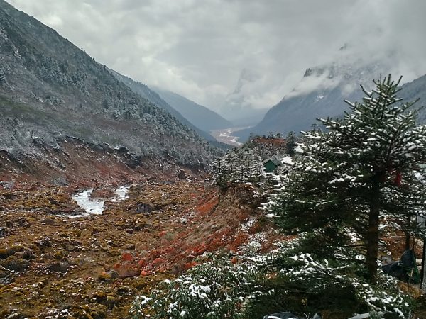 Beautiful canvas of nature in North Sikkim