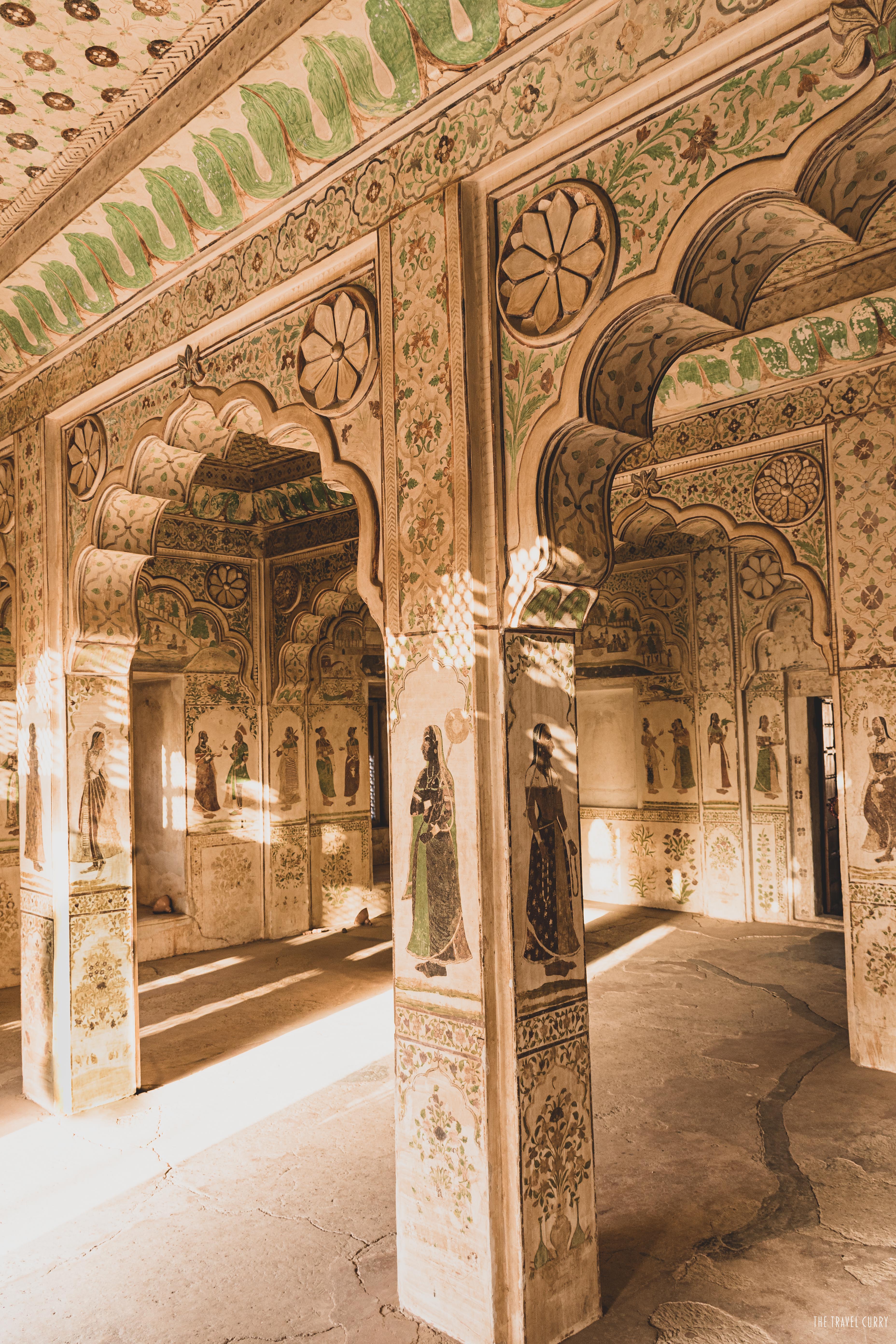 Inside Hadi rani palace in Nagaur Fort
