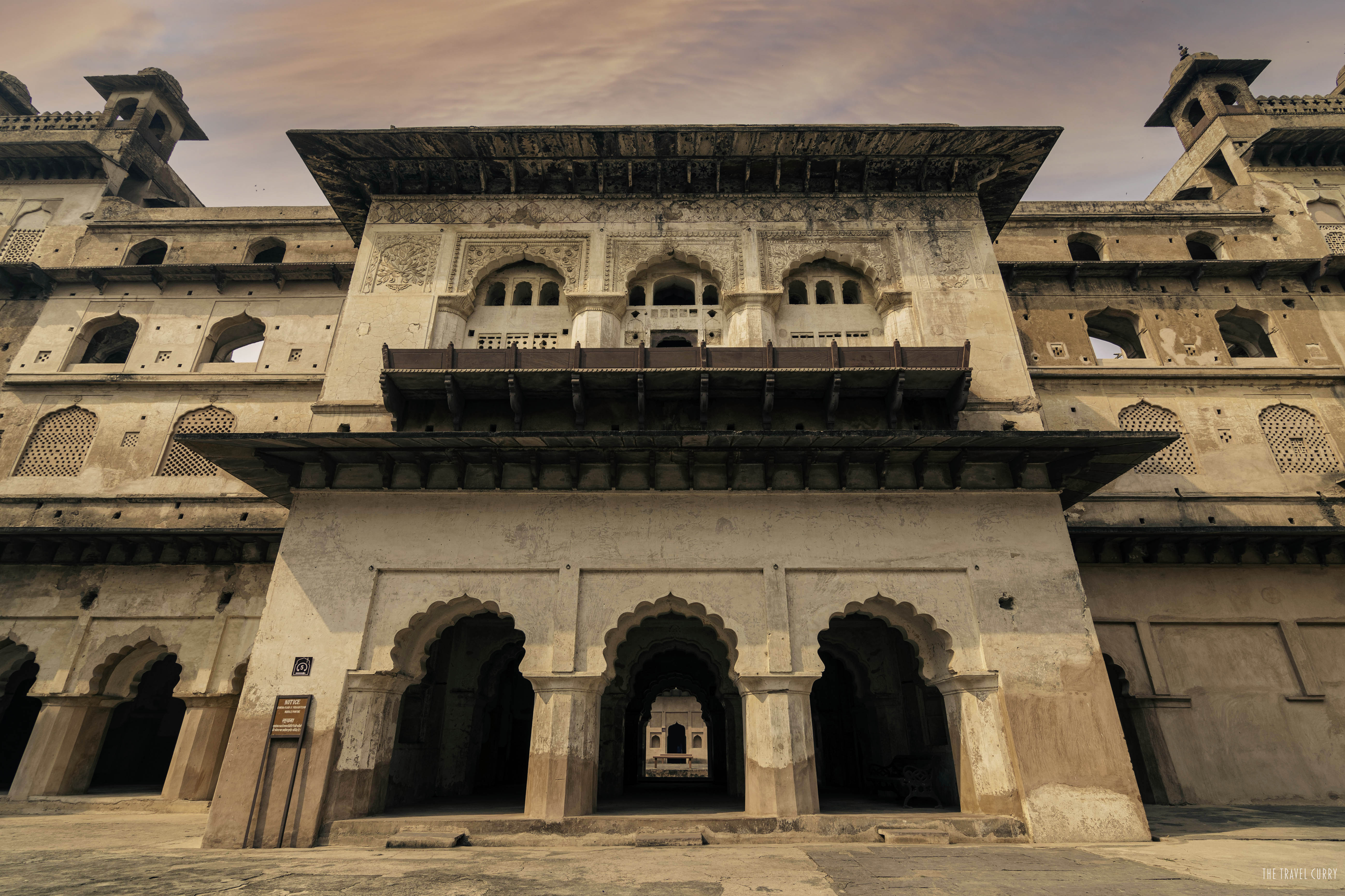 Raja Mahal in Orchha Fort