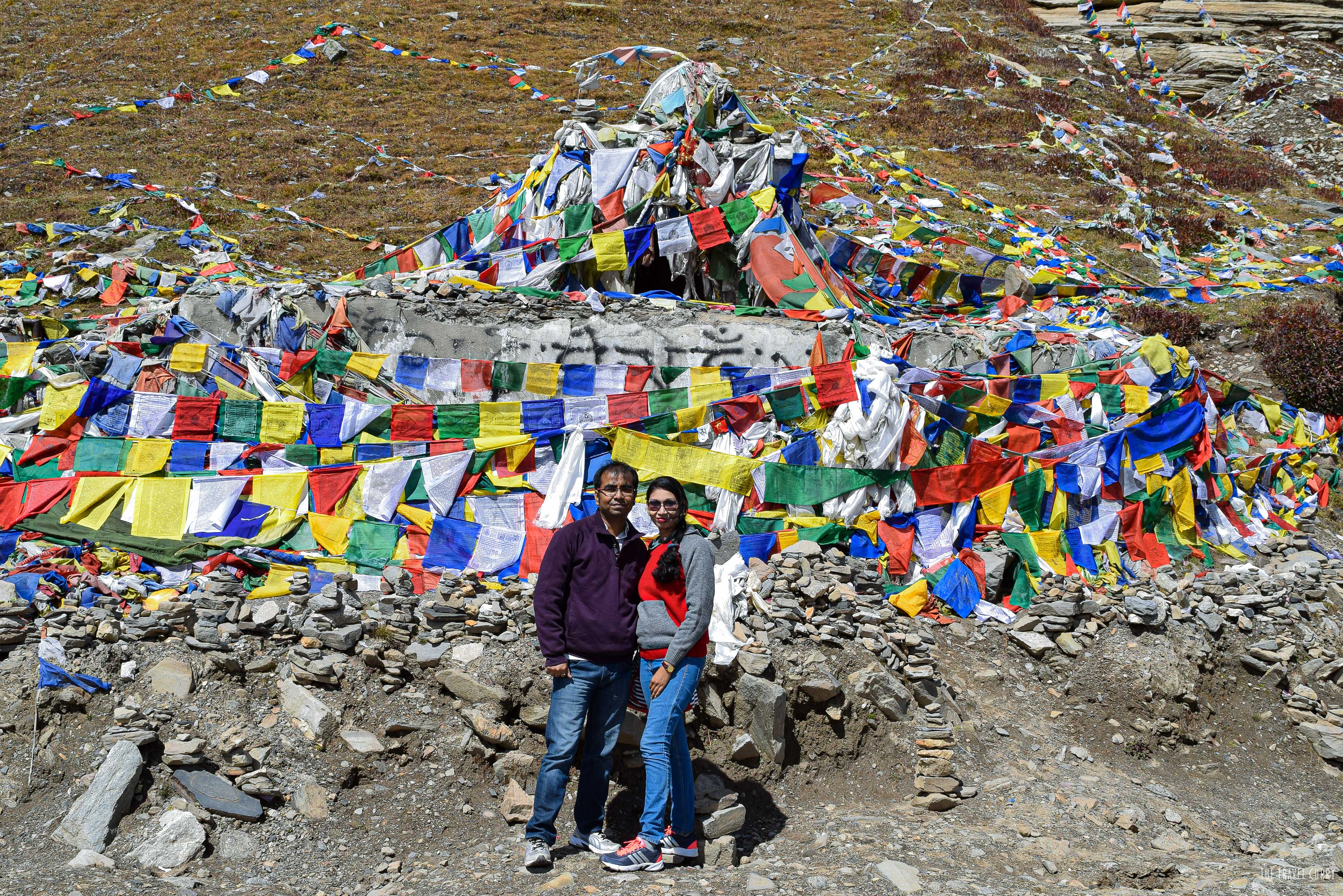 Prayer Flags at Rohtang Mountain Pass