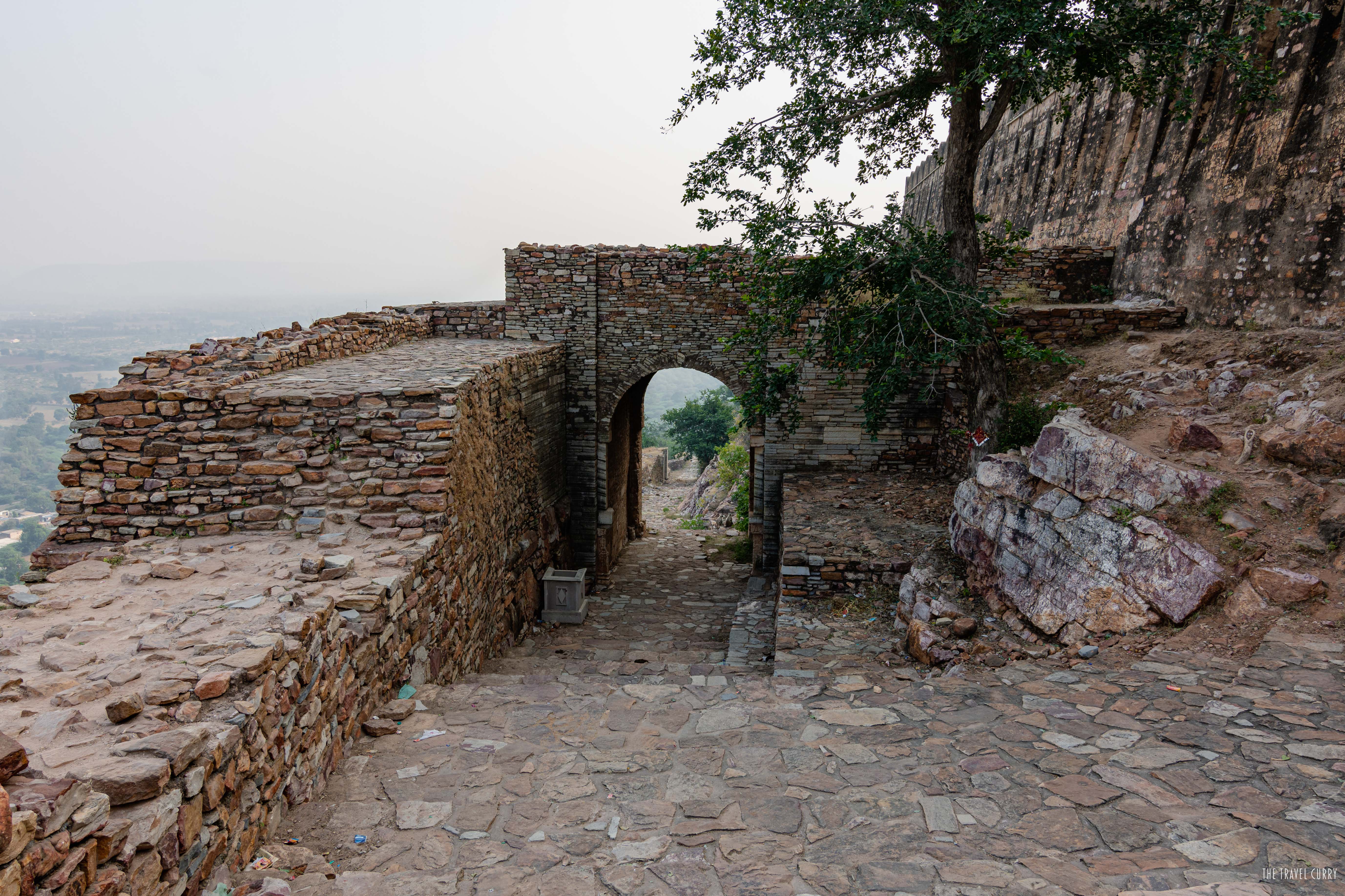 The alley from where Khilji invaded Chittorgarh