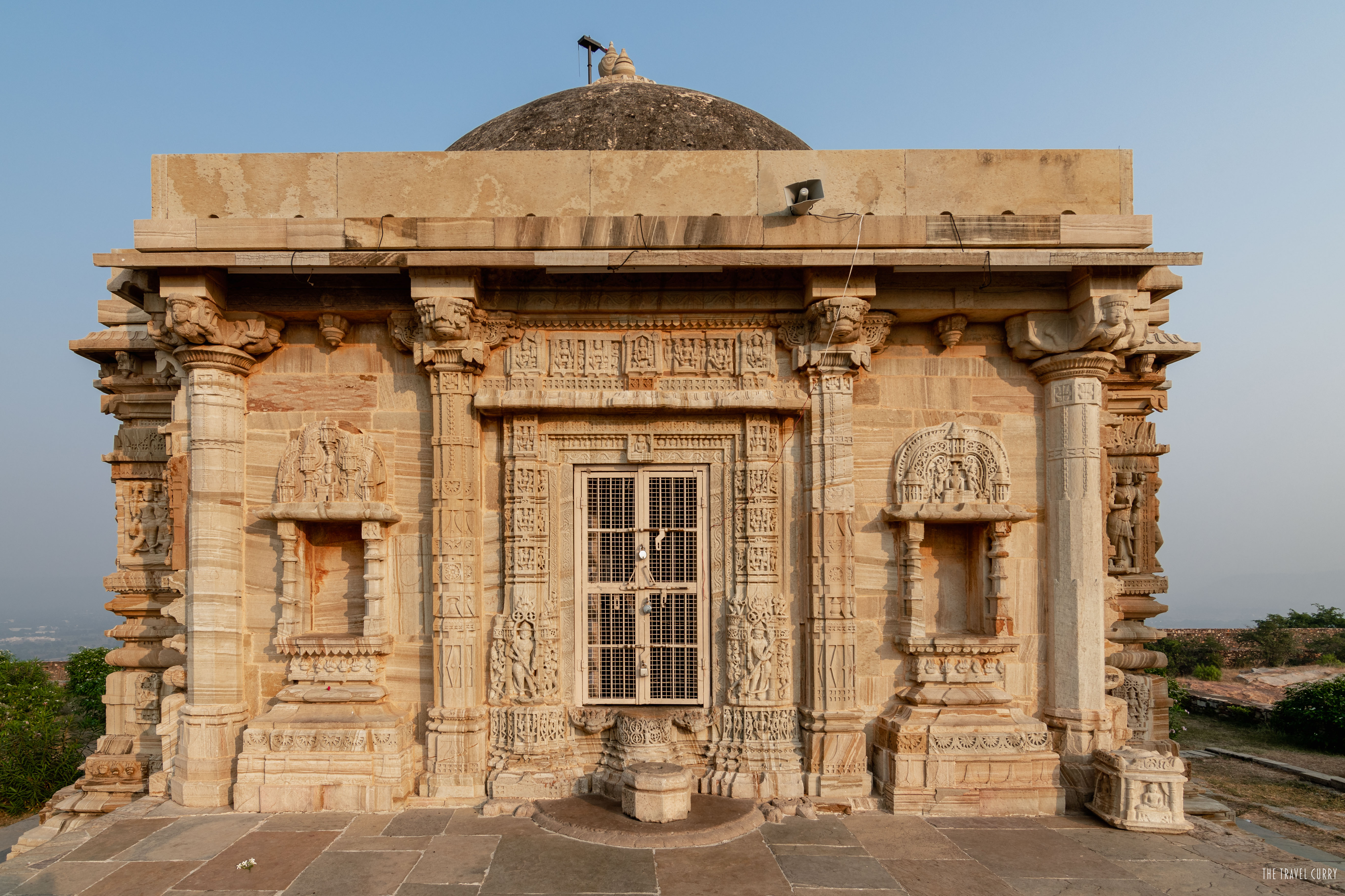 The Jain Temple next to Kirti Stambha