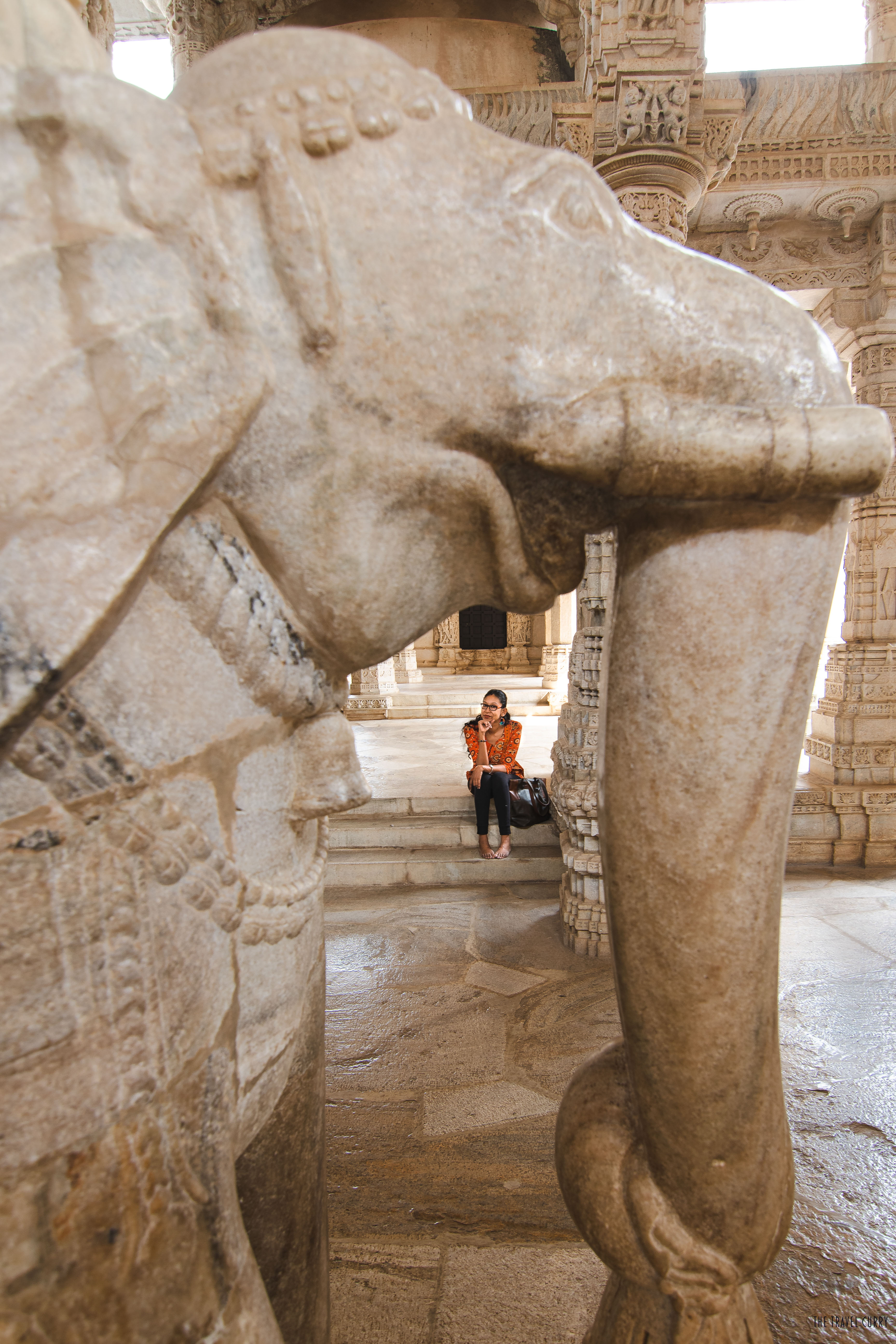 Inside Rankpur Temple