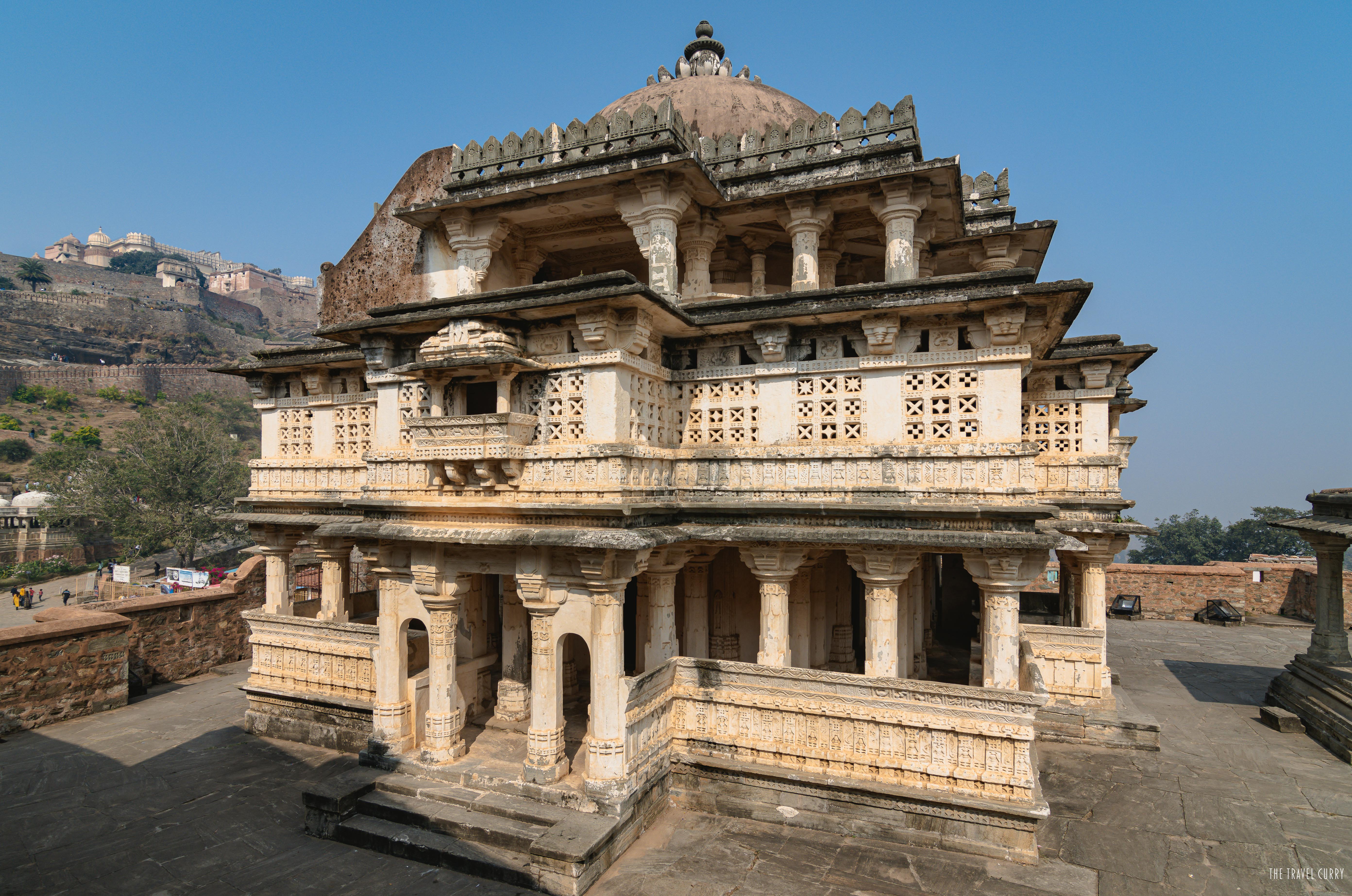 The Hindu Temple facing the Jain Temple 