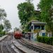 Shimla Kalka Train in Barog Railway Station
