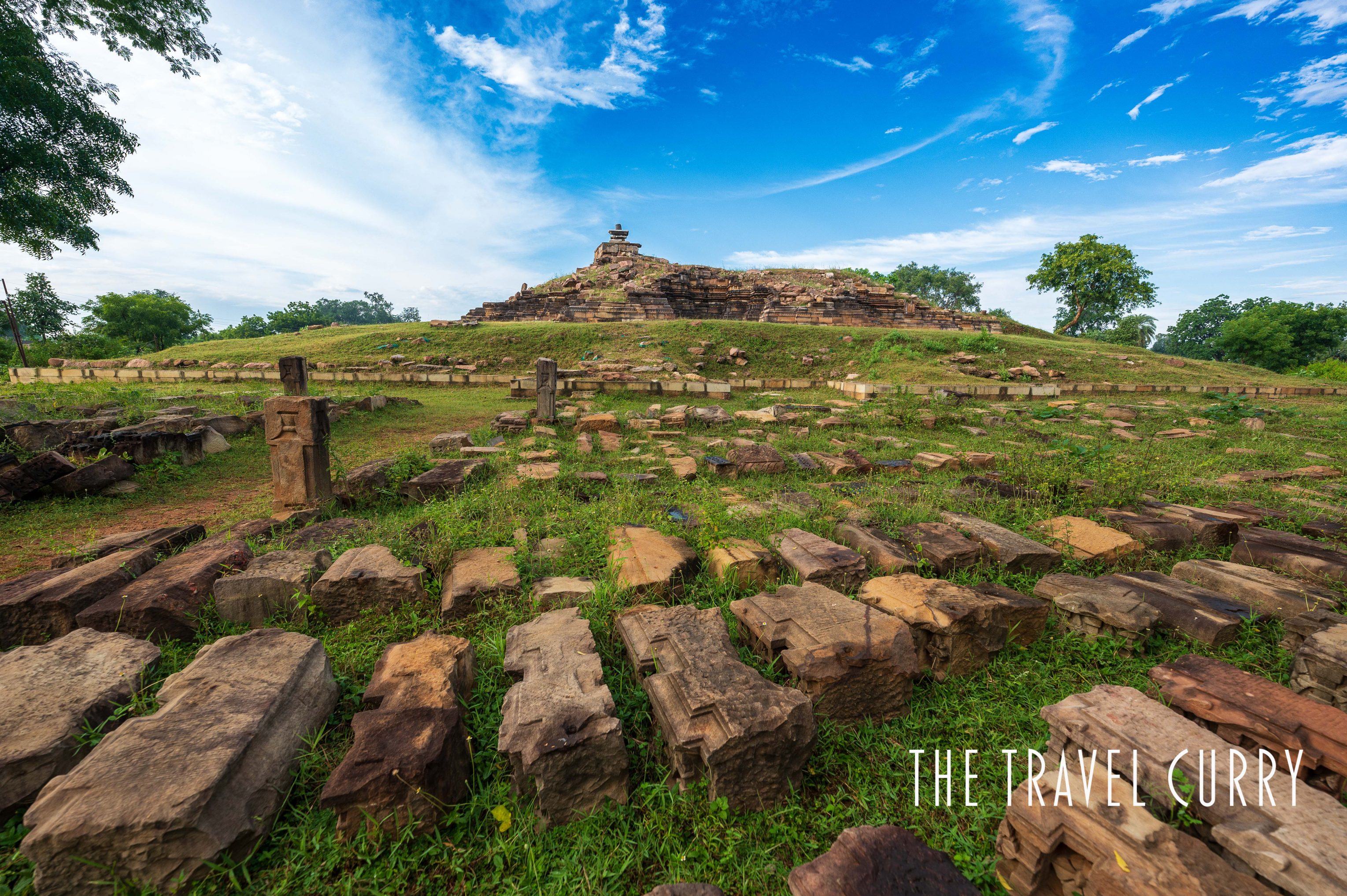 Remains of Bijamandal temple in Khajuraho