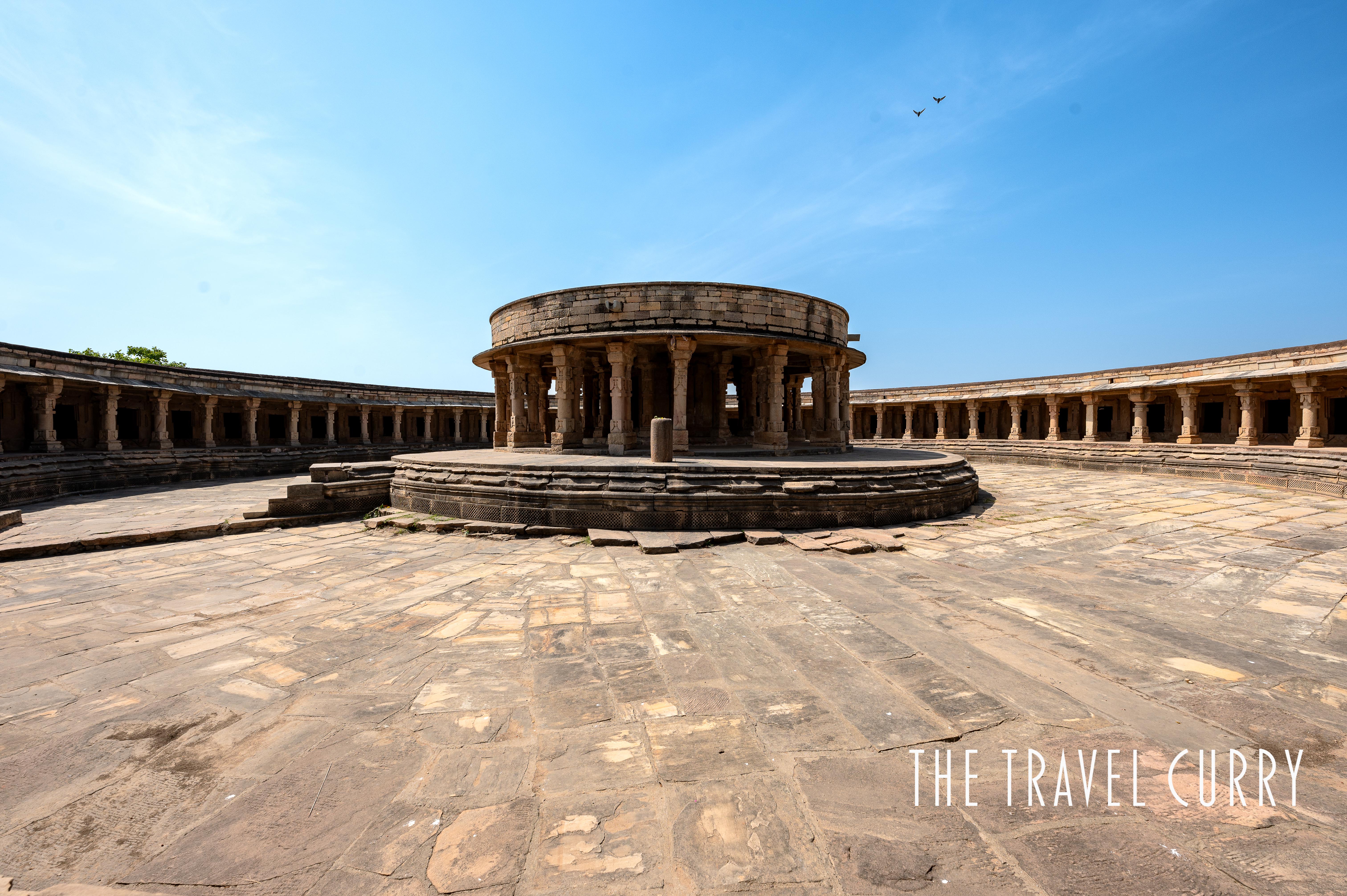 The central Chamber in Chausath Yogini Temple 