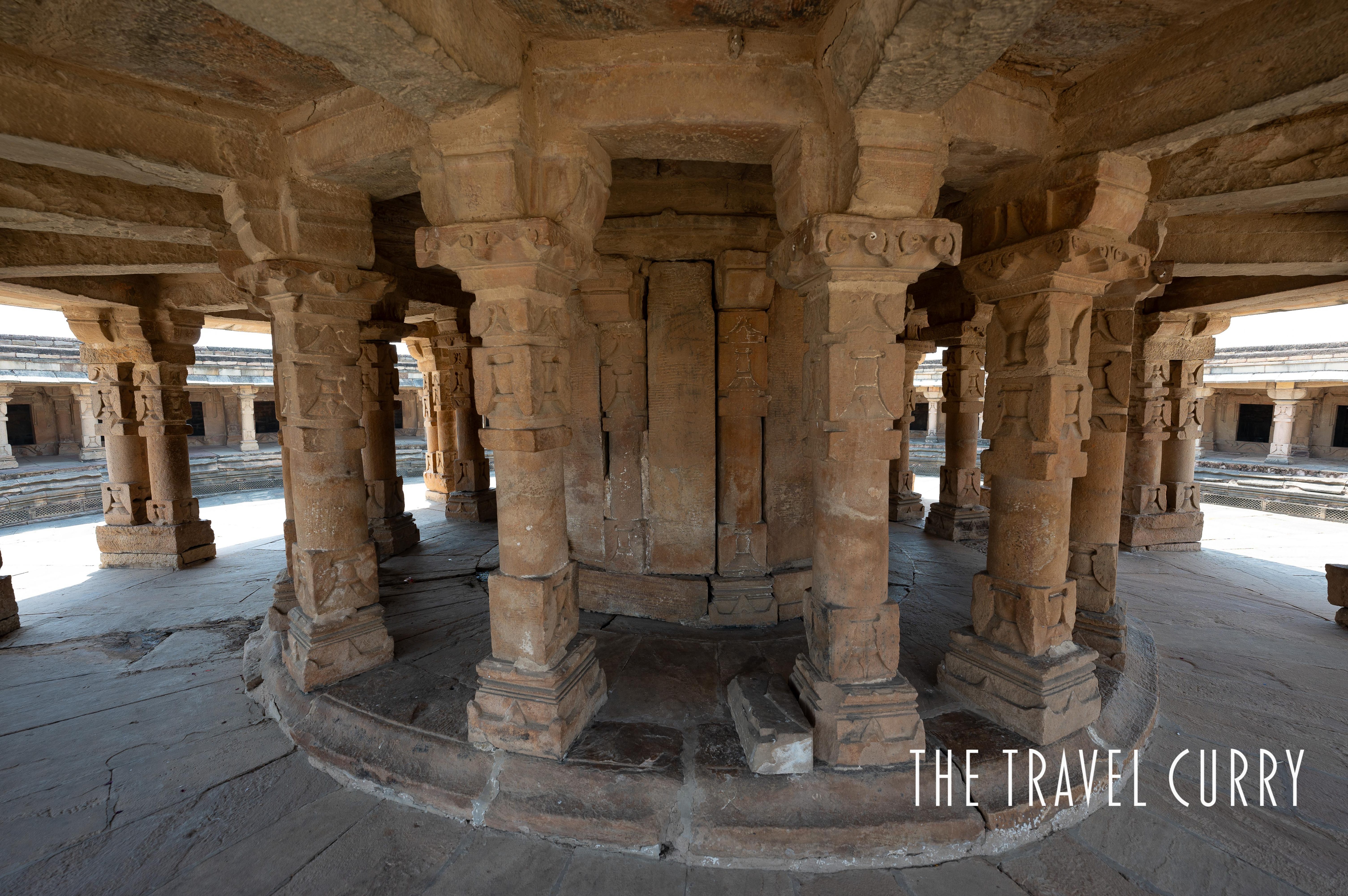 The central chamber with Shiva Linga in Chausath Yogini Temple