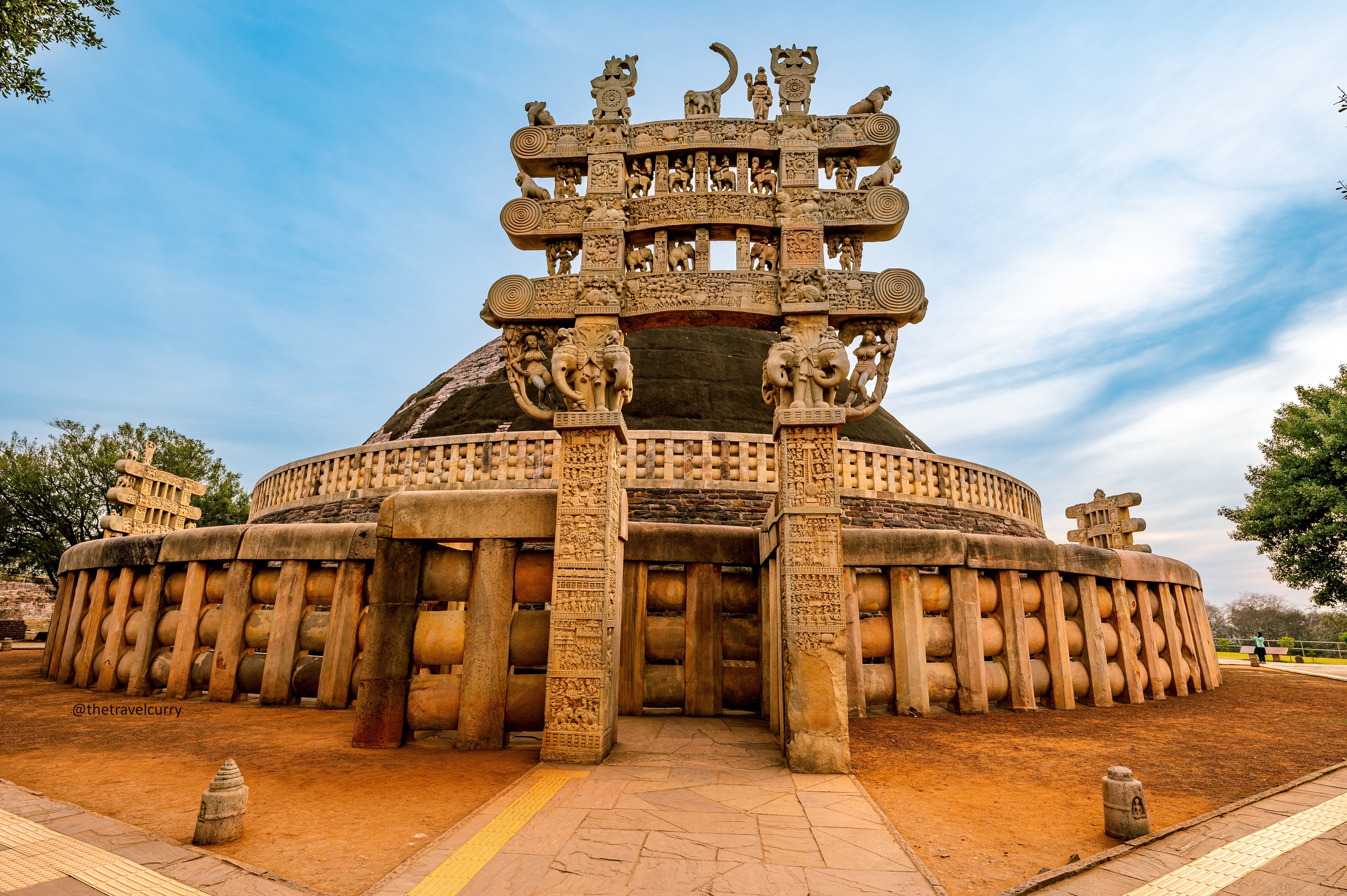 Buddhist monument of Sanchi in Madhya Pradesh