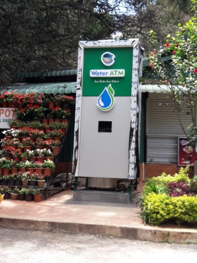 Water ATM in Ooty's botanical garden