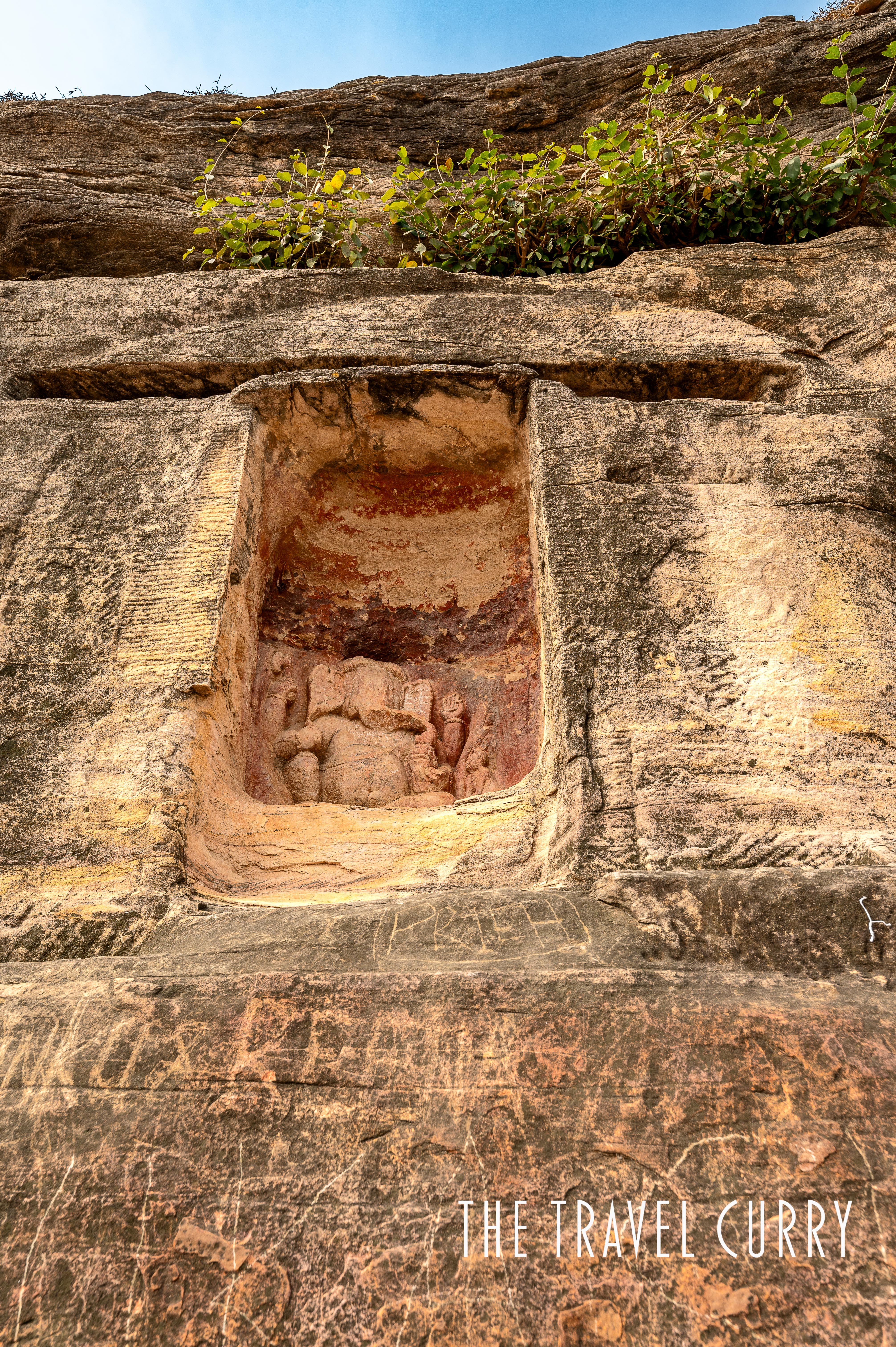 Ganesha sculpture in Udayagiri Caves
