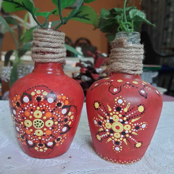 mini mandala bottles for decor