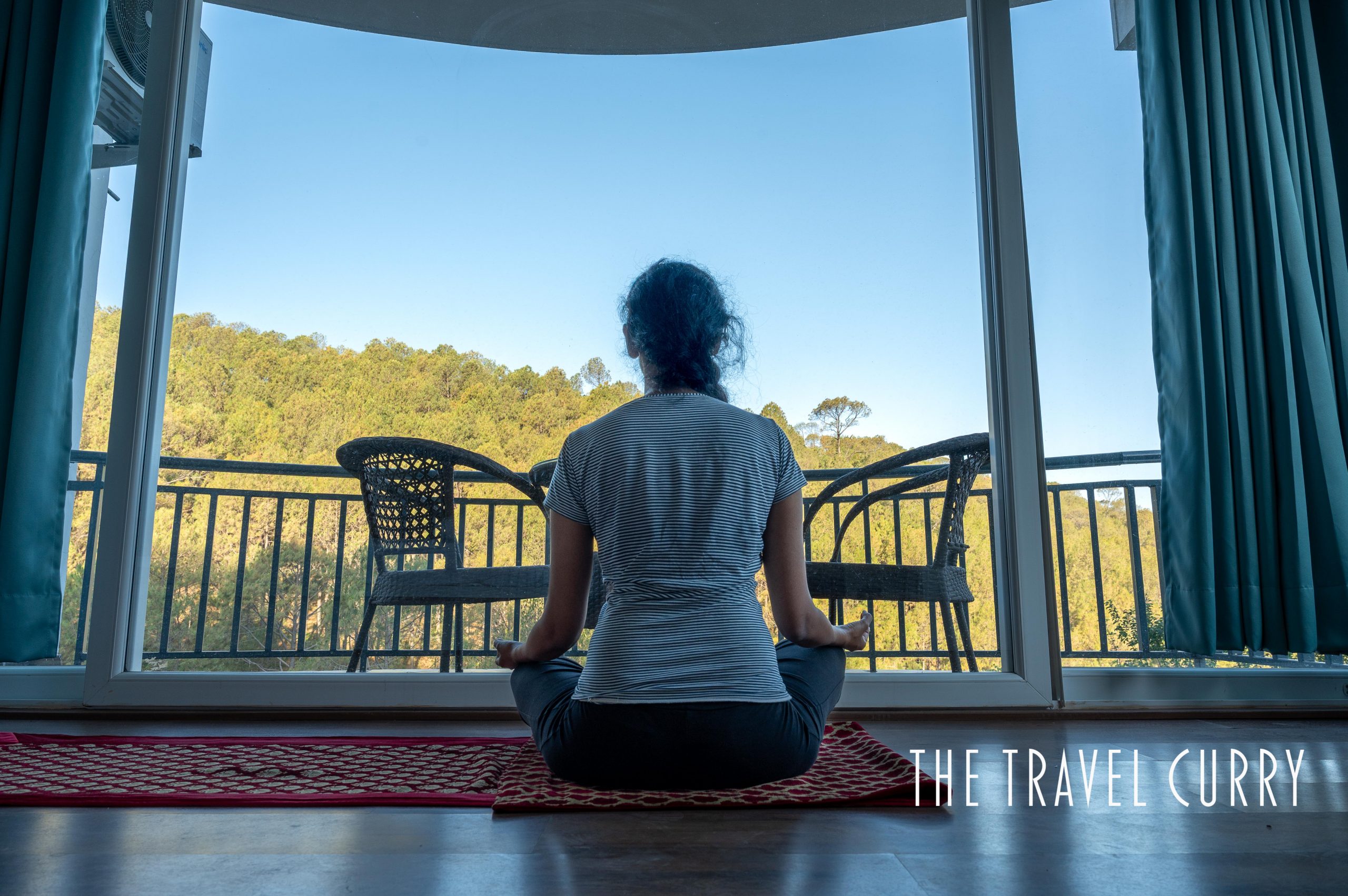 girl doing yoga