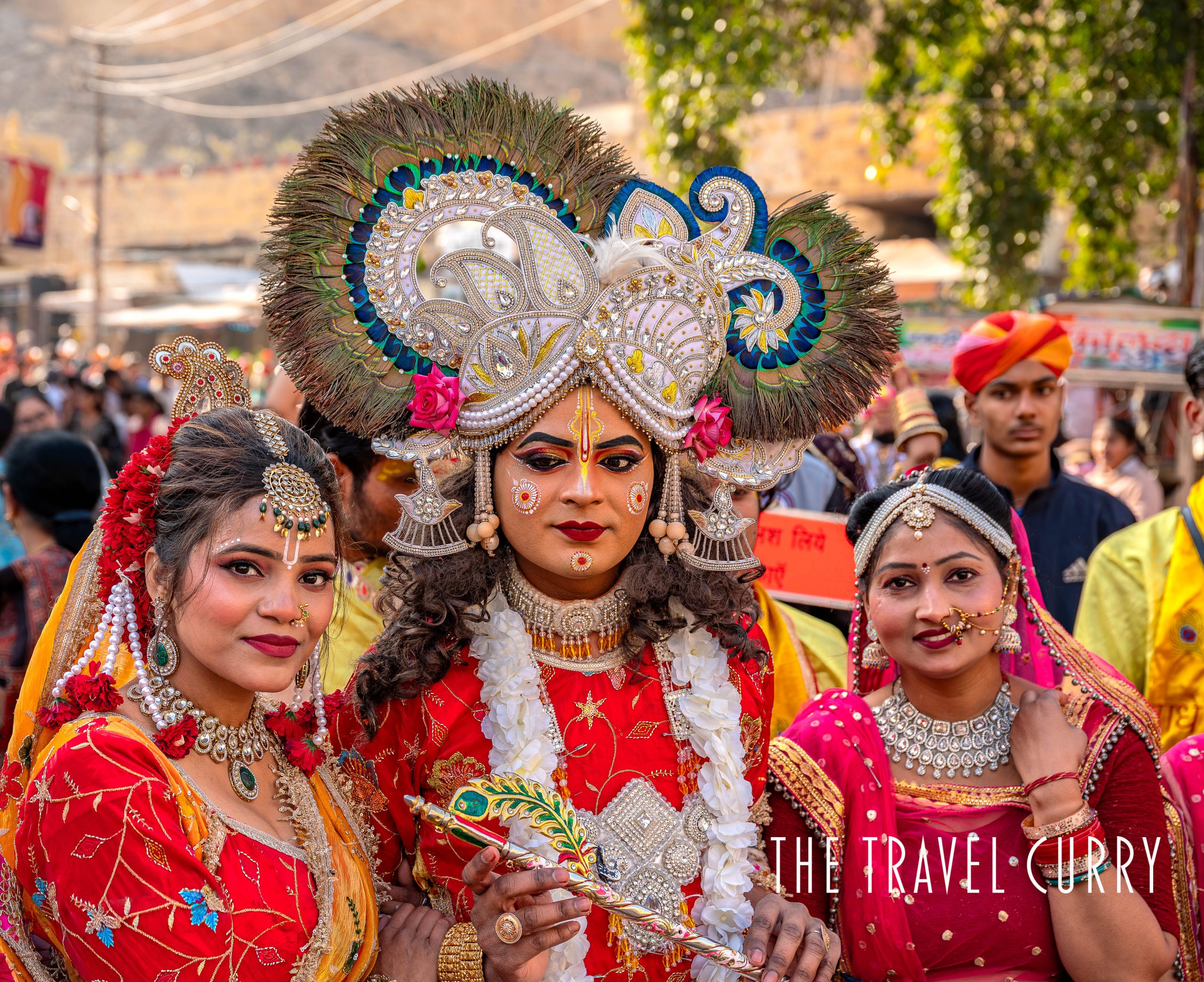Artists of Krishna Leela act in Jaisalmer Desert Festival 2026
